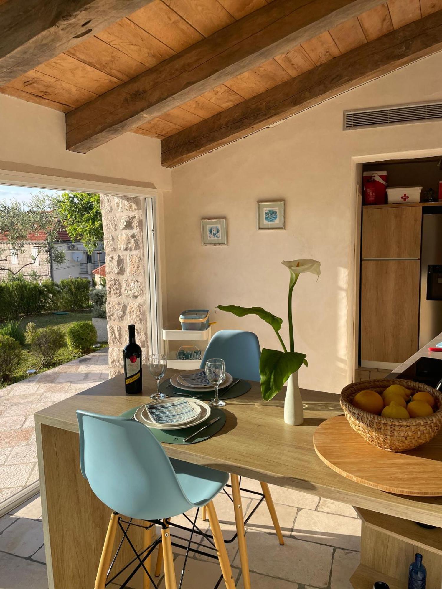 Charming Sea View "Villa Divine" - 2Min From The Sea Lopud Exterior photo